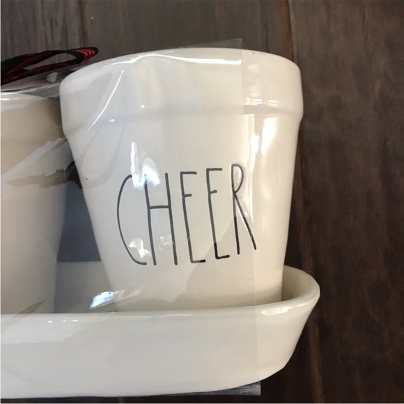 Rae Dunn by Magenta ‘Merry, Joy, Cheer’ Planters - Picture 4 of 7